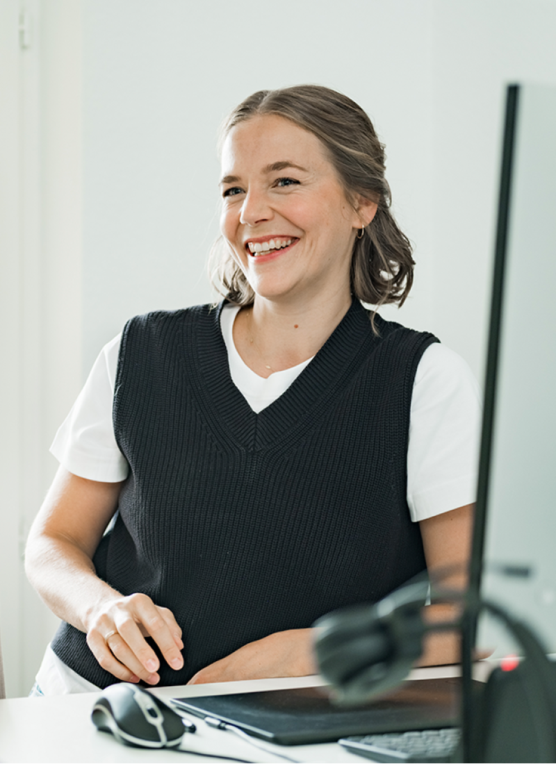 Teamfoto Marianne Barnett Grafik